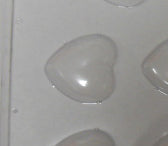 Moule à chocolat St-Valentin - Coeur lisse - Bouchée (B-V44)