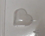 Moule à chocolat St-Valentin - Coeur lisse - Bouchée (B-V46)