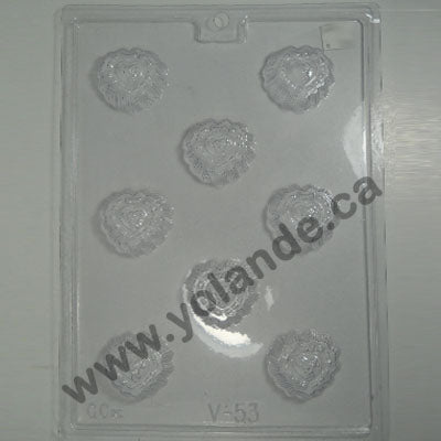 Moule à chocolat St-Valentin - Coeur - Bouchée (B-V53)