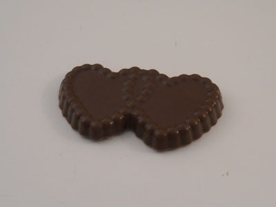 Moule à chocolat St-Valentin - Coeur double - Bouchée (B-V61)
