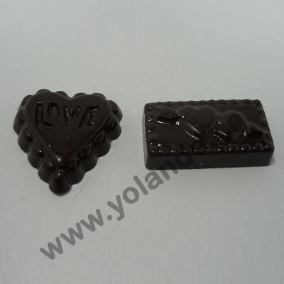 Moule à chocolat St-Valentin - Coeur - Love - Bouchée (B-V88)