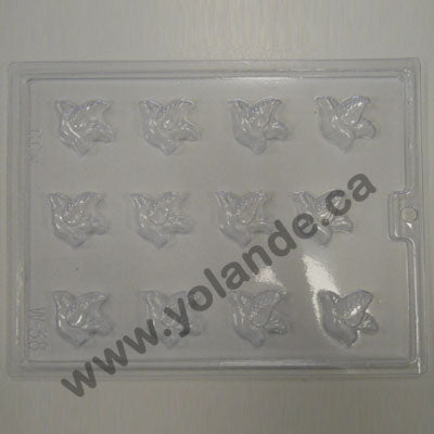 Moule à chocolat Mariage - Oiseaux - Colombe - Bouchée (B-W38)