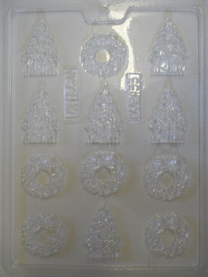 Couronne - Sapin 3" - Bouchée - Noël (XA-433)