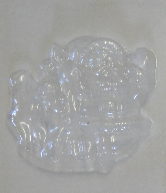 Canne - Bas - Reine 1.5" - Bouchée - Noël (XA-435)