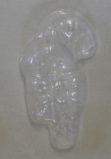 Canne - Bonhomme neige - Chandelle 1 5/8" - Bouchée - Noël (XA-444)