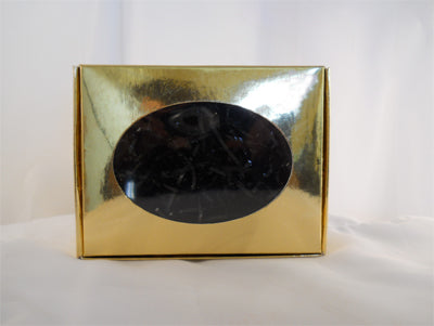 Boîte à chocolat, 1/4 lb Doré avec fenêtre