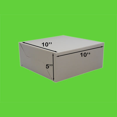 Boîte à gâteau 10" x 10" x 5" **ATTENTION ** ramassage en magasin seulement