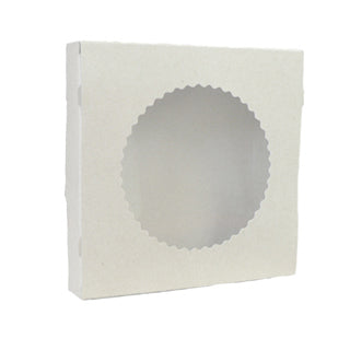 Boite à tarte 10" x 10" x 1.75" avec fenêtre