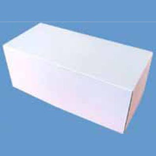 Boite à bûche 6" x 6" x 12" Blanche sans fenêtre.**ATTENTION ** ramassage en magasin seulement