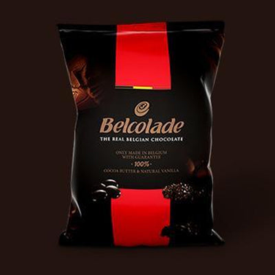 Belcolade Chocolat 100% noir absolue ébène - 300 gr - En vrac