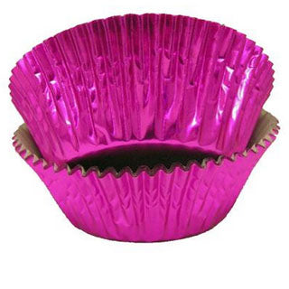 Caissette métallique pour cup cake, Rose - régulière