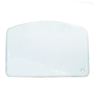 Corne 3 3/4" x 5 1/2" plastique blanche