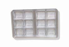 Cabaret en plastique clair 12 morceaux