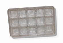 Cabaret en plastique clair 15 morceaux