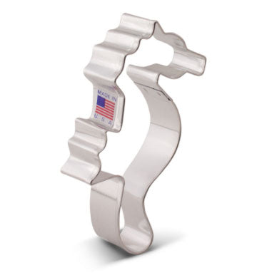 Découpoir - Emporte pièce Cheval de mer - hippocampe - 4 3/4"