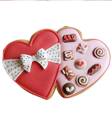 Découpoir - Emporte pièce Coeur double - 3" x 4 5/8" ST-VALENTIN