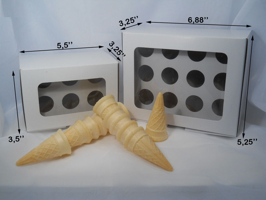 Cornets pointus pour faire vos cornets à la tire - sucré ou à l'érable (24)