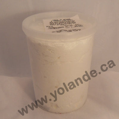 Crème au beurre - blanche - vanille ** RAMASSAGE EN MAGASIN SEULEMENT **