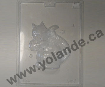 Moule à chocolat de Pâques - Écureuil 3d (D-A169)