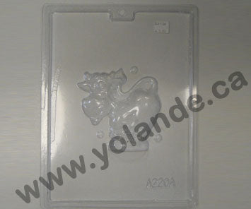 Moule à chocolat de Pâques - Petite Vache 3d (D-A220)