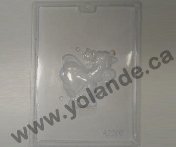 Moule à chocolat de Pâques - Petite Vache 3d (D-A220)