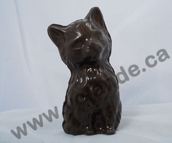 Moule à chocolat de Pâques - Chat assis 3d - Animal (D-A24)
