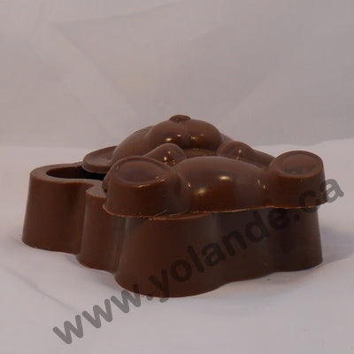 Moule à chocolat  - Coffre en forme d'ourson (D-D118)