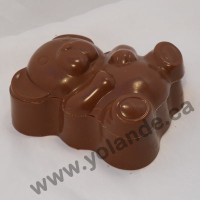 Moule à chocolat  - Coffre en forme d'ourson (D-D118)