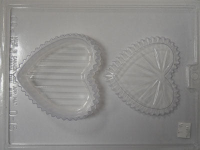 Moule à chocolat St-Valentin - Coffre en forme coeur (D-V15)