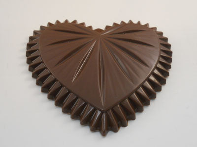 Moule à chocolat St-Valentin - Coffre en forme coeur (D-V15)