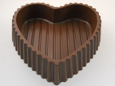 Moule à chocolat St-Valentin - Coffre en forme coeur (D-V15)
