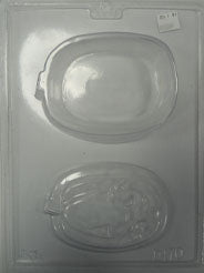 Moule à chocolat Halloween - Coffre en forme de citrouille (D-H170)