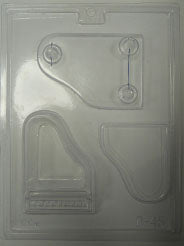 Moule à chocolat - Coffre en forme de piano (D-D45)