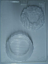 Moule à chocolat Noël - Coffre en forme de couronne de Noël (D-N50)