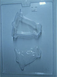 Moule à chocolat Noël - Coffre en forme cloche (D-N84)