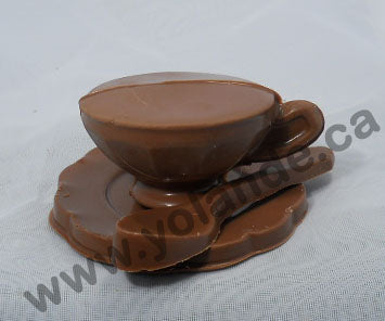 Moule à chocolat - Tasse 3D - Cuillère - Soucoupe - Bouchée (B-G183)