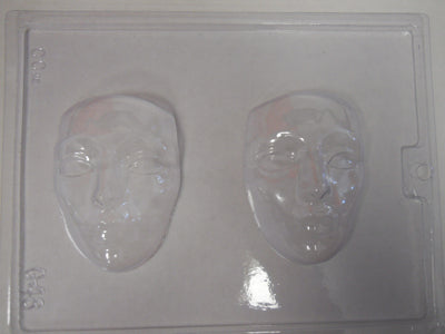 Moule à chocolat - Masque Homme-Femme - Art (D-G48)
