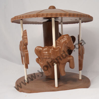 Moule à chocolat - Carrousel - cheval de bois - Animal (D-G54)