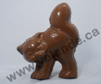 Moule à chocolat Halloween - Chat 3D (D-H66)