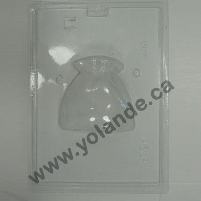 Moule à chocolat Noël - Poche à jouets du Père-Noël en 3d (D-N278)