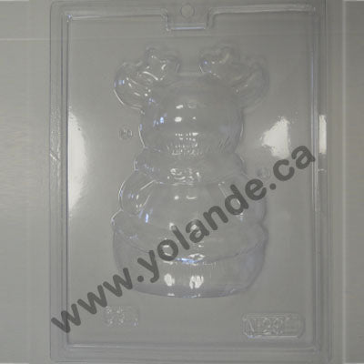 Moule à chocolat Noël - Renne du Père Noël 3d (D-N297)