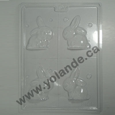 Moule à chocolat de Pâques - Lapin 3d (D-P104)