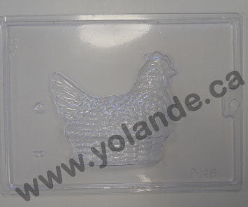 Moule à chocolat de Pâques - Poule 3d (D-P146)