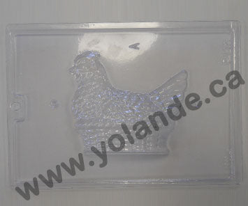 Moule à chocolat de Pâques - Poule 3d (D-P146)