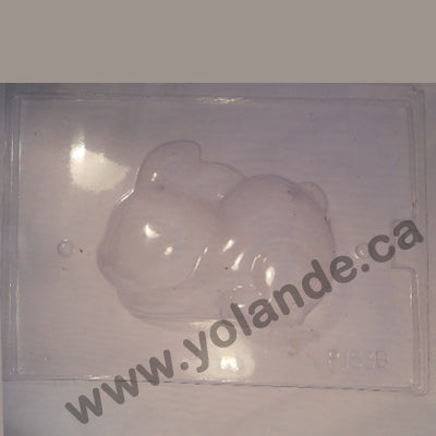 Moule à chocolat de Pâques - Lapin 3d (D-P153)