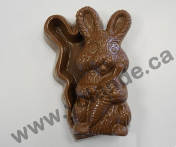 Moule à chocolat de Pâques - Coffre en forme de Lapin (D-P182)