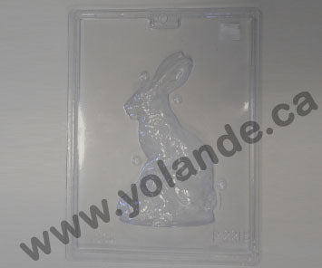 Moule à chocolat de Pâques - Lapin 3d (D-P221)