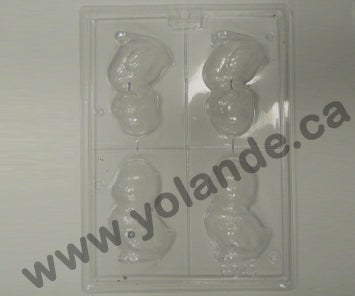 Moule à chocolat de Pâques - Poussin 3d (D-P243)