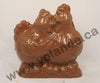 Moule à chocolat de Pâques - Couple de Poules 3D (D-P244)
