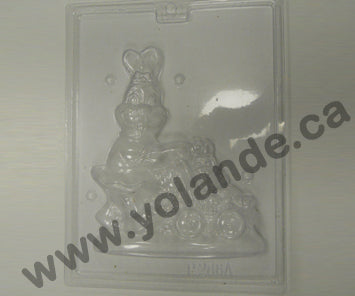 Moule à chocolat de Pâques - Lapin 3d (D-P288)
